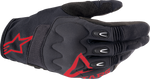 ALPINESTARS Techdura Gloves - Fire Red/Black - Small 3564524-3131-S