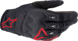 ALPINESTARS Techdura Gloves - Fire Red/Black - Small 3564524-3131-S