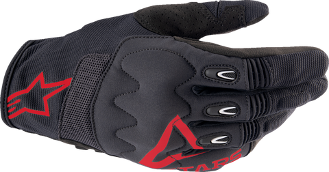 ALPINESTARS Techdura Gloves - Fire Red/Black - Large 3564524-3131-L