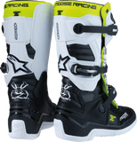 Moose Offroad Youth Tech 7S Boots Black/White/Yellow, US 5, Part Number 0215024-125-5