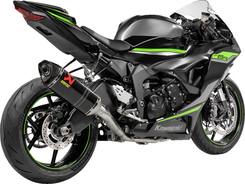 AKRAPOVIC Racing Line Exhaust System - Carbon - Kawasaki ZX-6R S-K6R11-RC/1