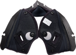 AGV Pista GP RR Cheek Pads - Black/Red - Small 2018500056606S
