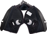 AGV Pista GP RR Cheek Pads - Black/Red - Small 2018500056606S
