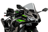 Puig R-Racer Smoke Windscreen 21832H for 2024-2025 Kawasaki Ninja ZX-6R