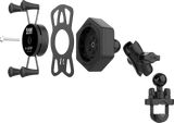 RAM MOUNTS X-Grip Vibe Safe U-Bolt Phone Mount Kit, Short Arm, RAM-B-149Z-A-UN7-462