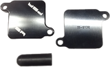 PSR Smog Block-Off Plates 05-01351-22 for Suzuki GSX650F, B-King, and GSF1250 Bandit
