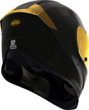 ICON Airframe Pro Carbon 4Tress Motorcycle Helmet, Yellow, Small, Part Number 0101-16660