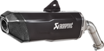 AKRAPOVIC Slip-On Line Muffler - Titanium - Black S-B9SO3-HFBFCTBL
