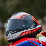 Alpinestars Supertech R10 Helmet Team Black/Carbon Red/Gloss White 2XL - 8200224-1352-XXL