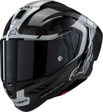 Alpinestars Supertech R10 Element Helmet Carbon/Silver/Black Large 8200324-1368-L