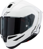 Alpinestars Supertech R10 Helmet, Solid Gloss White, 2XL – Part 8200124-2170-XXL