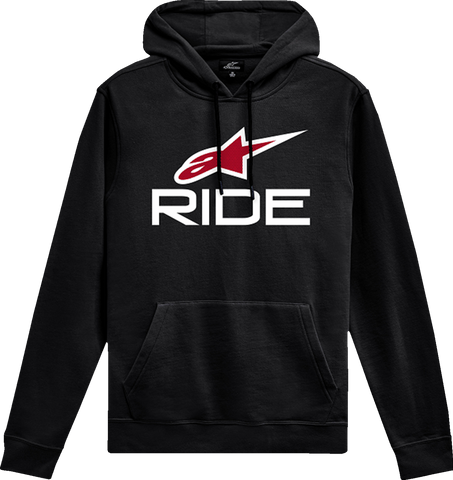 ALPINESTARS Ride 4.0 Hoodie - Black/Red/White - Large 1214-51820-1232-L