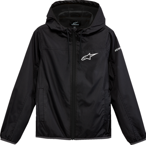 ALPINESTARS Women's TREQ Windbreaker Jacket - Black - Large 1232-11910-10-L