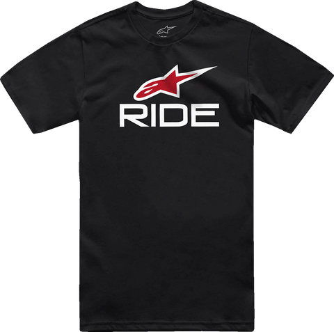 ALPINESTARS Ride 4.0 T-Shirt - Black/White/Red - XL 1214-73112-123-XL