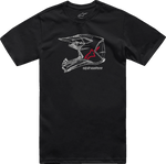 ALPINESTARS MX Helmet T-Shirt - Black - XL 1214-73116-10-XL