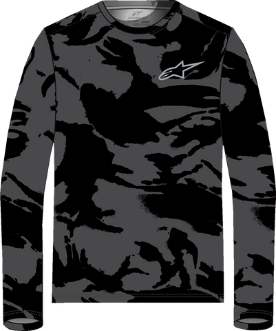 ALPINESTARS Performance Long-Sleeve T-Shirt - Black/Camo - Medium 1214-71010-160-M