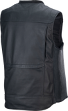 Alpinestars Tech-Air 3 Leather Vest with integrated Airbag System - Black, Medium (Part #6500124-10-M)
