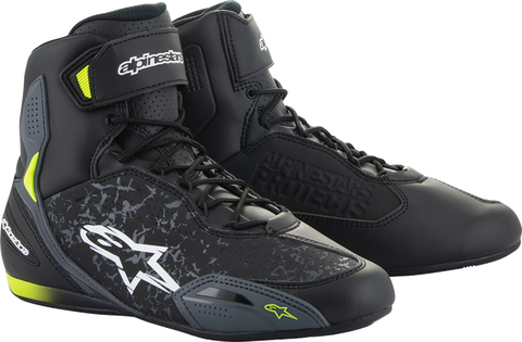ALPINESTARS Faster-3 Shoes - Black/Yellow - US 11 2510219-155-11