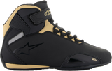 Alpinestars Stella Sektor Women's Motorcycle Shoes Black/Champagne US 10, EU 42.5 - Part 2515719-1090-10