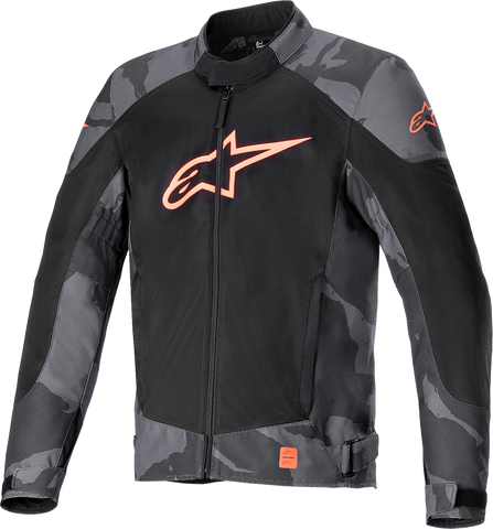 ALPINESTARS T-SP X Superair Jacket - Black Camo/Red Fluo - XL 3302022-9133-XL