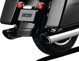 Vance and Hines 4-Inch Twin Slash Rounds Chrome Slip-On Exhaust, Model 16672
