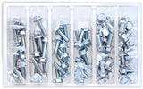 BOLT SV-M6HEX10 M6 10mm Hex Flange Bolt Assortment, 80-Piece Kit