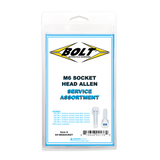 BOLT SV-M6SOCKET Smooth Socket Head Allen Bolt Assortment, 80-Piece Kit