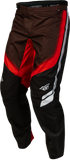 Fly Racing F-16 Raze Motorcycle Pants Black/Red/White, Size 46, Part Number 380-93146
