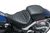 Mustang Motorcycle 15 in Standard Touring Solo Seat, Model 75833, for Harley-Davidson Fat Boy 114