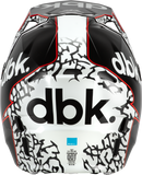 Fly Racing Youth Formula CP DBK Helmet Black/White/Red, Youth Large, Part Number 73-0044YL