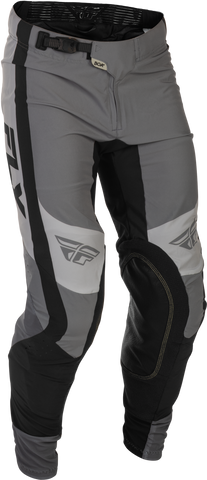 Fly Racing Lite Pants Grey/Black Size 36 – Lightweight Motorcycle Riding Pants with Enhanced Protection