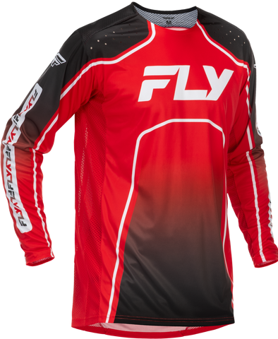 Fly Racing Youth Rayce Bicycle Jersey - Red/Black/White, Part No. 379-052YS
