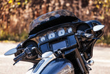 Kuryakyn 20.07 in Tri-Line Inner Fairing Cover Plates Gloss Black Model 6979