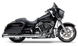 Cobra 6291 GEN2 Neighbor Haters 4.5-Inch Groove Tip Chrome Slip-On Mufflers for Harley-Davidson FLH/FLT 2017-2018