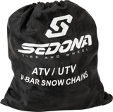 Sedona V-Bar ATV/UTV Tire Snow Chains, Size A for 8-Inch Tires, Part SZ "A"