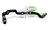 Cycra CRM Wrap-Around Handguards with 7/8-Inch Clamp, White/Green, Part 1CYC-7407-72X