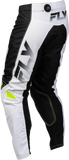 Fly Racing Kinetic Fade Off-Road Pants White/Black/Hi-Vis, Size 30, Part 380-53030