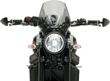 Puig Handlebar-End Folding Mirror Left, Black, Part Number 21087N