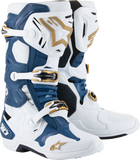 ALPINESTARS Arlington LE Tech 10 Boots - White/Blue/Gold - US 11 2010020-262-11