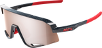 100% Slendale Sunglasses - Gloss Carbon Fiber - HiPER Crimson Silver Mirror Lens 60057-00001
