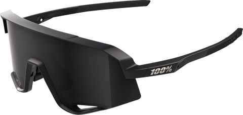 100% Slendale Sunglasses - Matte Black - Smoke 60057-00002