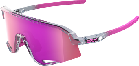 100% Slendale Sunglasses - Translucent - Gray Purple 60057-00005