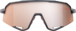 100% Slendale Sunglasses - Gloss Carbon Fiber - HiPER Crimson Silver Mirror Lens 60057-00001