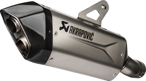 AKRAPOVIC Slip-On Line Muffler - Titanium - Silver - BMW R 1300 GS S-B13SO4-HJGT