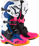 ALPINESTARS Daytona Coast Limited Edition Tech 10 Boots - White/Blue/Pink - US 8 2010020-2014-8