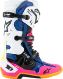 ALPINESTARS Daytona Coast Limited Edition Tech 10 Boots - White/Blue/Pink - US 11 2010020-2014-11