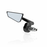 Rizoma BS295B Cut Edge Universal Right Bar-End Mirror, Black