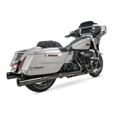 Vance & Hines 17-23 Harley-Davidson CVO/Touring Hi-Output Slip-On Exhaust, Dark Chrome, Model 16468