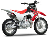 Yoshimura 221100B250 RS-2 Header/Canister/End Cap Exhaust System, Stainless Steel/Carbon Fiber/Stainless Steel