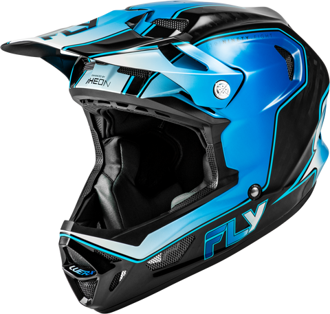 Fly Racing Werx R Flow Carbon Helmet Black Carbon/Blue/White XS